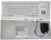 Chromowana metalowa klawiatura komputerowa z 38 trackball do kontroli przemysłowej Kiosk
