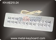 Port USB Dynamiczna wodoodporna metalowa metalowa klawiatura do kiosku z 24 klawiszami