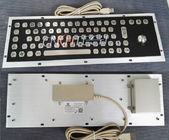 Stabilna wydajność metalowa klawiatura komputerowa, kompatybilna klawiatura Trackball