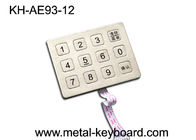 Stal nierdzewna 12 Key Metal Numeryczna klawiatura dla kiosku sprzedaży, klawiatura do kontroli dostępu