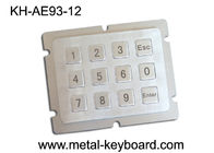 Wandal Proof Numeric Metal Keypad z 12 kluczami w 4 x 3 matrycach do Kiosku Wyżywienia