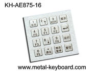 4 x 4 metalowa metalowa metalowa klawiatura do montażu ze stali nierdzewnej z 16 przyciskami