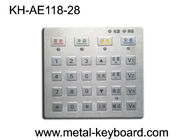 Panel przeciwpyłowy z metalową klawiaturą dostępu z 28 klawiszami