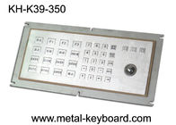 Długa żywotność Industrial Ruggedized Keyboard z Metal Panel Mount i Laser Trackball