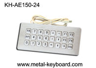 Przemysłowa, metalowa klawiatura do kiosku z USB i panelem górnym