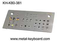 Wandaloodporna, wytrzymała klawiatura przemysłowa z metalową klawiaturą USB Matrix Pins Connection