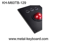 60mm Red Resin Industrial Trackball Mouse Interfejs USB i długotrwała wydajność