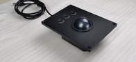 Wielkiej wielkości 60 mm czarna mysz Trackball do zastosowań przemysłowych - niezawodna wydajność