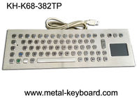 Komputerowa klawiatura przemysłowa z touchpadem, 70 klawiszy Wodoodporna klawiatura z panelem dotykowym