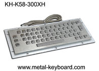 58 klawiszy Wodoodporna klawiatura do montażu panelowego Stal nierdzewna IP65