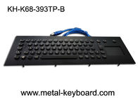 USB PS2 IP65 Wodoodporna metalowa klawiatura z myszą z panelem dotykowym 5VDC