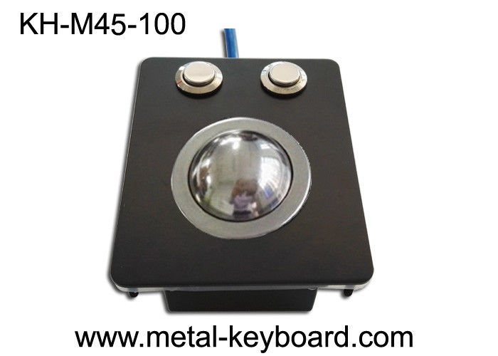 Wytrzymałe przemysłowe urządzenie wskazujące Panel Mount 38mm Metalowy trackball No Noise
