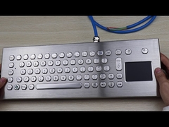 Klawiatura metalowa PC z interfejsem USB, 70 klawiszy, odporna na wandalizm