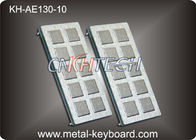 IP65 Rated Stainless Steel Keyboard , customisable ss keyboard 10 Super Size Keys