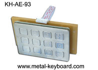 Metal przemysłowy 12 klawiszy Metalowa klawiatura numeryczna, kluczyk do drzwi Wejście antyadmandalne