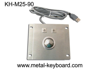 Panel mount Industrial Sealed Waterproof Trackball Pointing Device with USB Port