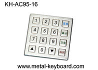 Metalowa klawiatura numeryczna 4 x 4 matryca, IP 65 Klawiatura wodoszczelna