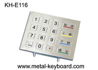 IP65 Znamionowa, metalowa klawiatura numeryczna, 16 klawiszy Klawiatura cyfrowa