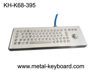 70 Keys Rugged Industrial metalowa klawiatura komputerowa z trackballem 25mm
