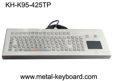 Interfejs USB / PS2 Metalowa klawiatura komputerowa Touchpad z kiosku ze stali nierdzewnej Dostępne