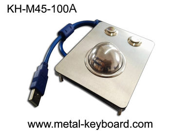 Wodoodporna, montowana na panelu przemysłowa mysz trackball W / 38mm Ball Stal nierdzewna