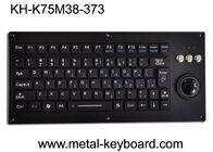 Regulowana klawiatura przemysłowa szczotkowana SS z trackballem USB PS2