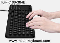 Wzmocniona przemysłowa klawiatura z gumy silikonowej 106 klawiszy z plastikowym panelem dotykowym