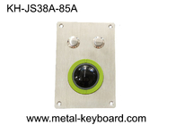 Resin Ball Industrial Trackball Mouse Wodoodporne przyciski z metalowym panelem montażowym