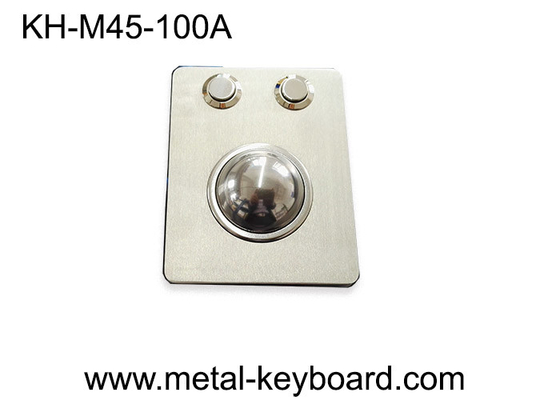 Wodoodporna, montowana na panelu przemysłowa mysz trackball W / 38mm Ball Stal nierdzewna