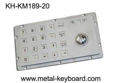 Chropowaty Kiosk Entry Keypad Z Trackball, 24 klawiszy Klawiatura ze stali nierdzewnej
