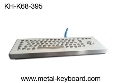 Samodzielna klawiatura ze wzmocnionej stali nierdzewnej, przemysłowa klawiatura biurkowa z Trackballem